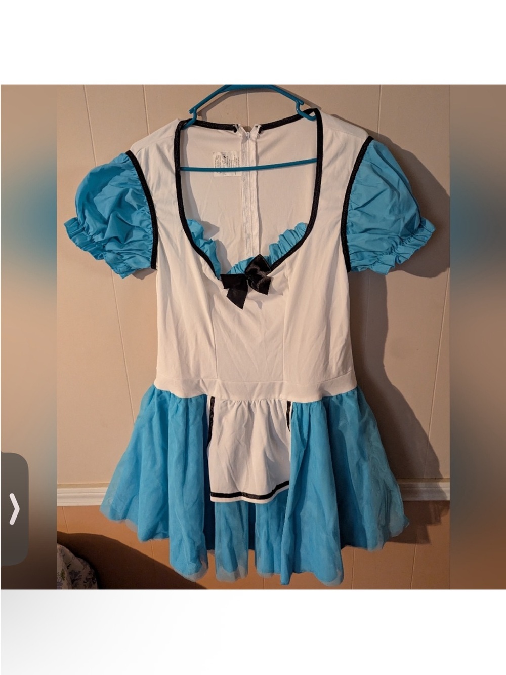 Spirit Blue, White and Black Storybook Girl Costume Dress
